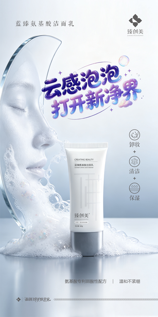 蓝臻氨基酸洁面乳